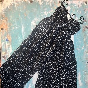 Jumper Spaghetti Strap Polka Dots